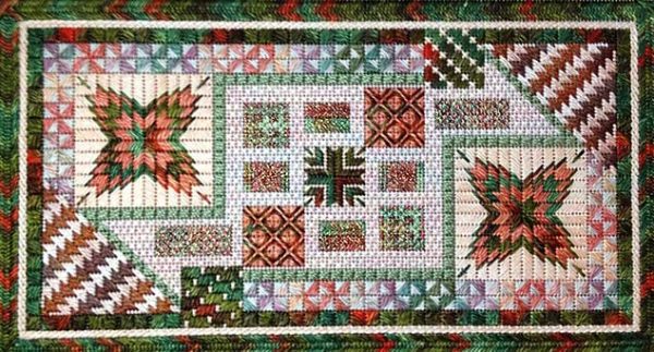 Grille De Point De Croix Compté – Emerald – Needle Delights Originals Par Kathy Rees